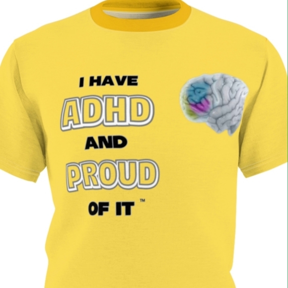 Unisex ADHD Proud of It! TSHIRT - Picture 3 of 4